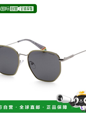 自营 polaroid宝丽来男士56mm黄钯太阳镜PLD6214-s-X-KU2-56-黄钯