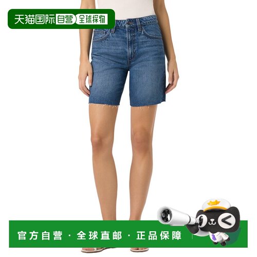 自营JOE'S Jeans Eslanda Easy Bermuda Short - blue 美国奥莱直