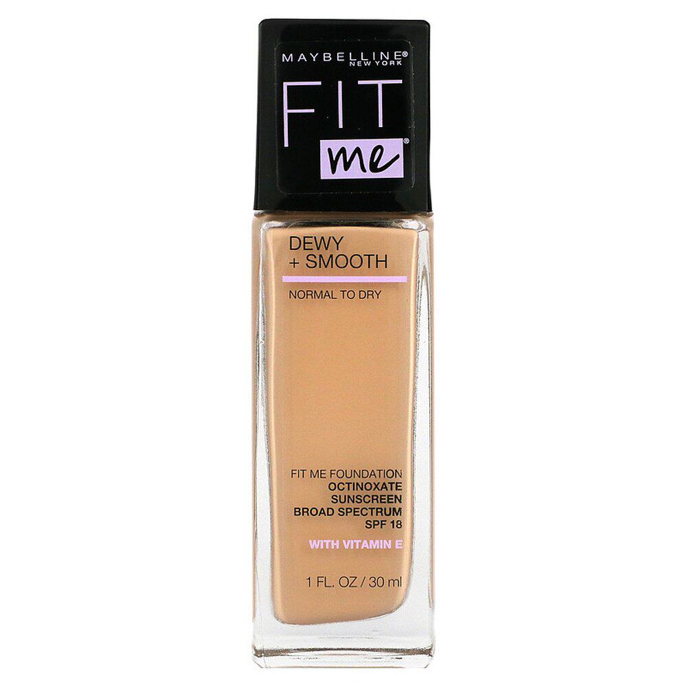 美国直邮Maybelline美宝莲粉底液自然水润滋润和舒缓皮肤肌理30ml