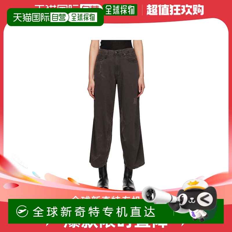 香港直邮R13 Tina 徽标牛仔长裤 R13WD088