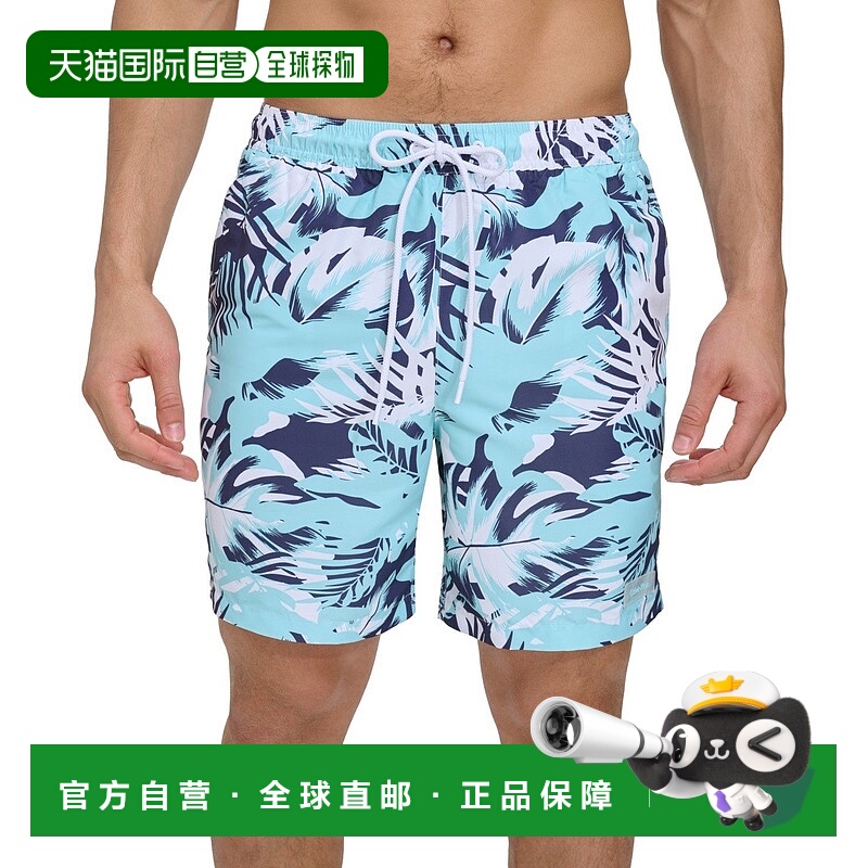 自营Calvin Klein Swim Trunks Men's  Blue Island Camo 7