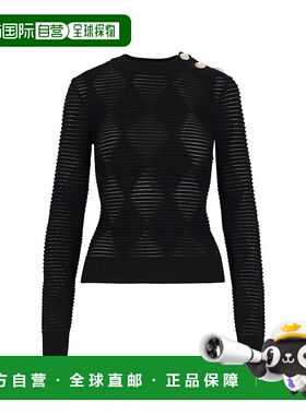 香港直邮BALMAIN 女士针织毛衣 DF1AR850KG680PA针织衫