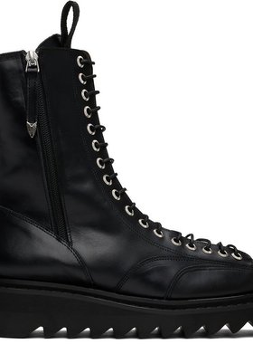 美国直邮Toga Virilis 黑色系带靴子 时尚流行男鞋 242688M222000