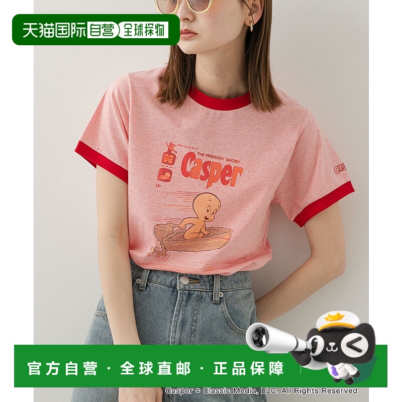 1h可退 日本直邮SENSE OF PLACE 女士别注款卡斯帕印花T恤 AAA521