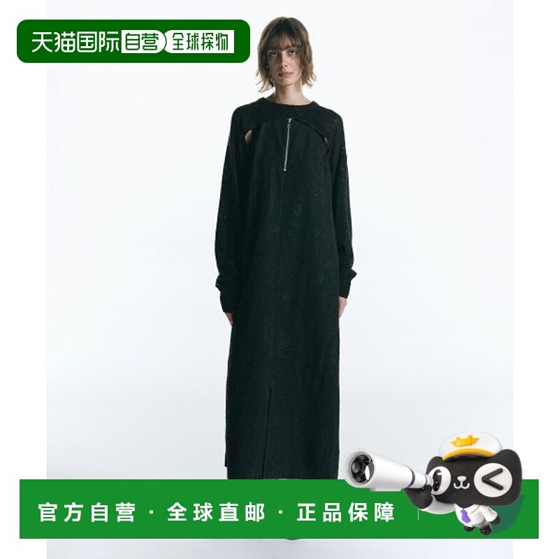 韩国直邮INSILENCE女款街头复古酷帅时髦设计师新款连衣裙IW2C2DR