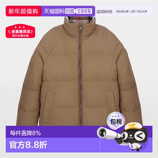 香港直邮Burberry 奥莱款 经典格纹女士棉服羽绒服 81052141