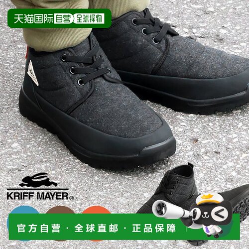 日本直邮KRIFF MAYER 女士雪地靴短靴防水防滑保暖尼龙材质美利奴