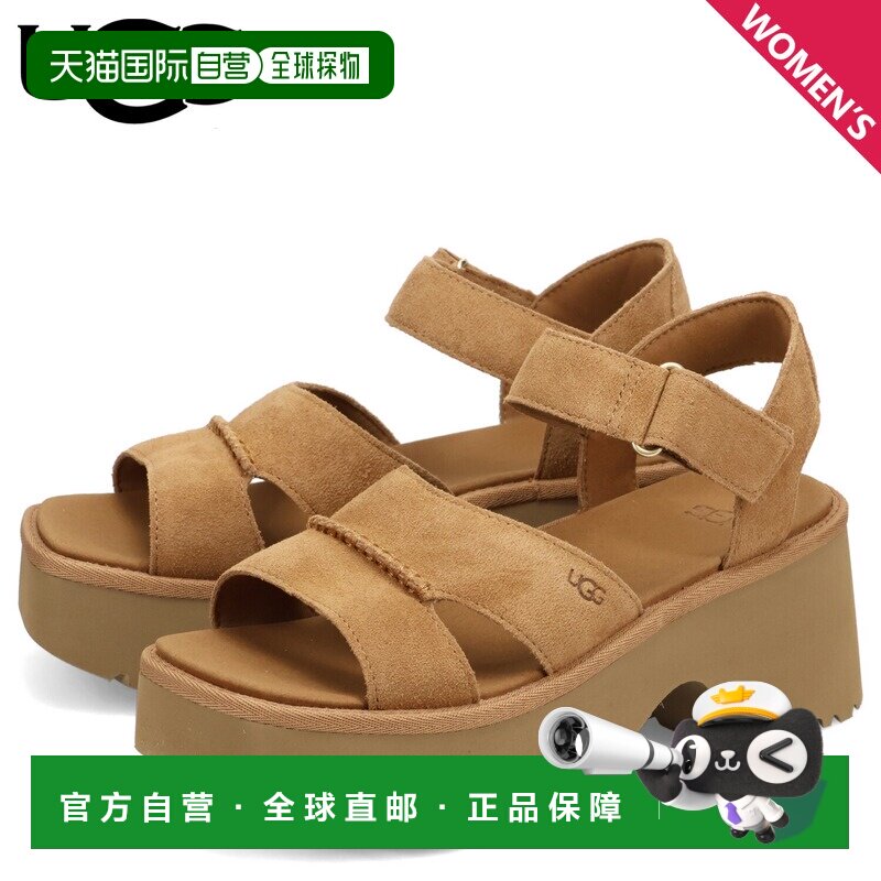 日本直邮UGG 凉鞋系带凉鞋New Heights 踝带女款厚底NEW HEIGHTS图片
