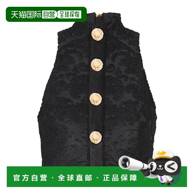 香港直邮Balmain 巴洛克图案纽扣上衣 FF1AB495JK65女装