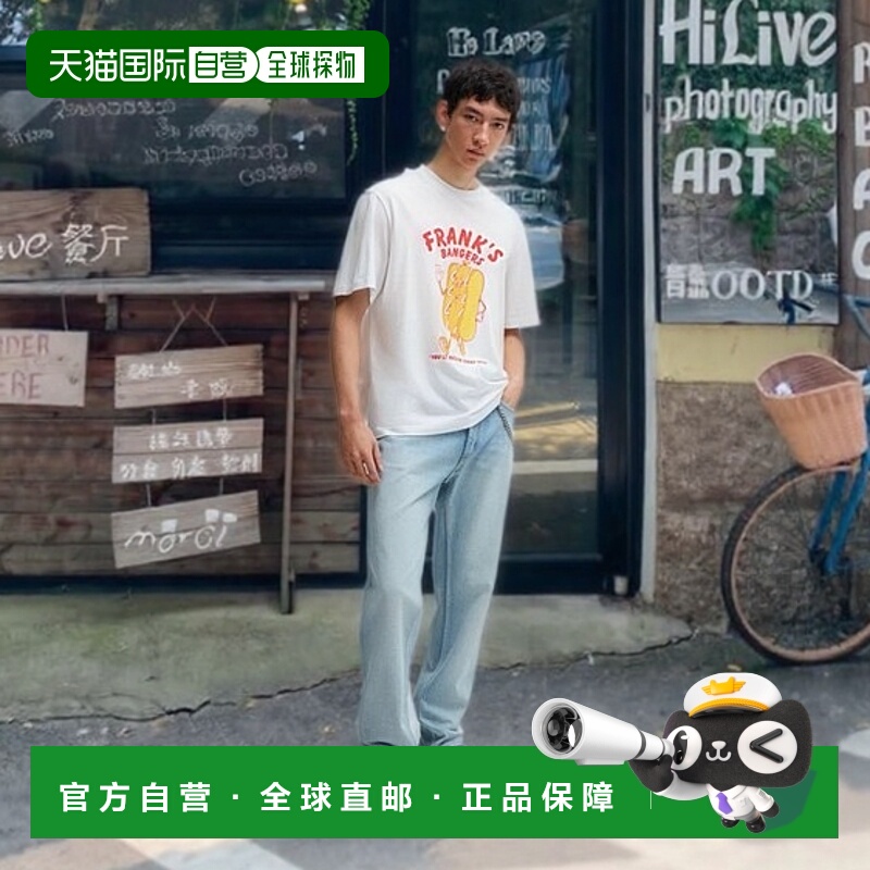 自营 hugo bossCotton-jersey regular-fit T-shirt with seasona