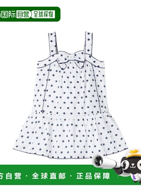 自营 Janie and Jack Star吊带裙-白色 美国奥莱直发