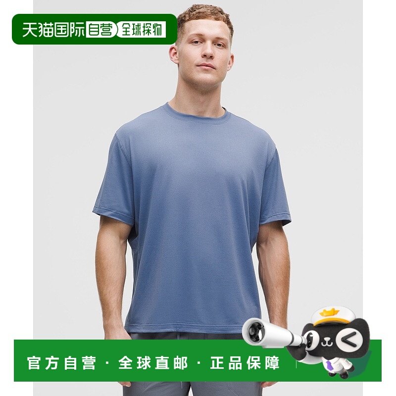 自营1h可退 欧洲直邮LULULEMON露露乐檬 休闲剪裁训练T恤