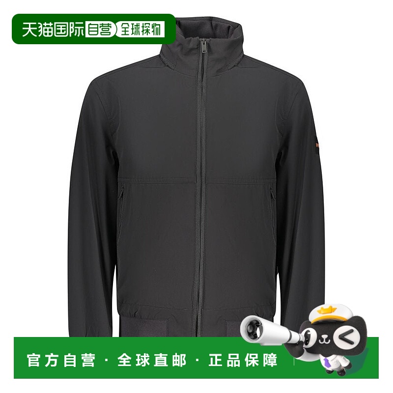 自营Hugo Boss Poliammide Mens Men's Jacket - black 美国奥莱