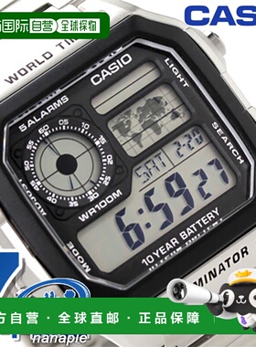 日本直邮卡西欧手表廉价卡西欧海外型号石英男士 AE-1200WHD-1AVC