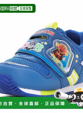 日本直邮Moonstar 婴儿鞋 面包人 AP B57 蓝色 MOONSTAR 12111595