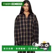 香港直邮潮奢 衬衫 The 女士 1h可退 Diana Attico 棕色 260WCH00