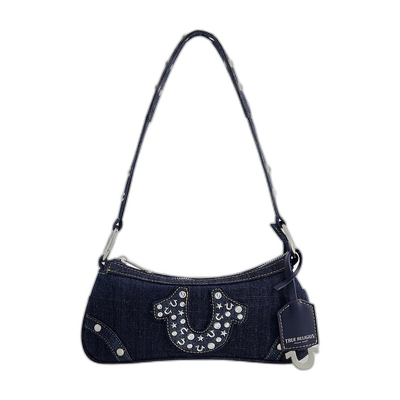 自营STUDDED HORSESHOE DE True Religion Horseshoe Denim 单肩