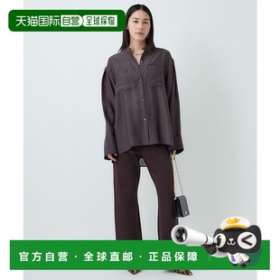 深色系丝光质感衬衫 女士秋季 高级感柔和触 日本直邮Chaos 1h可退
