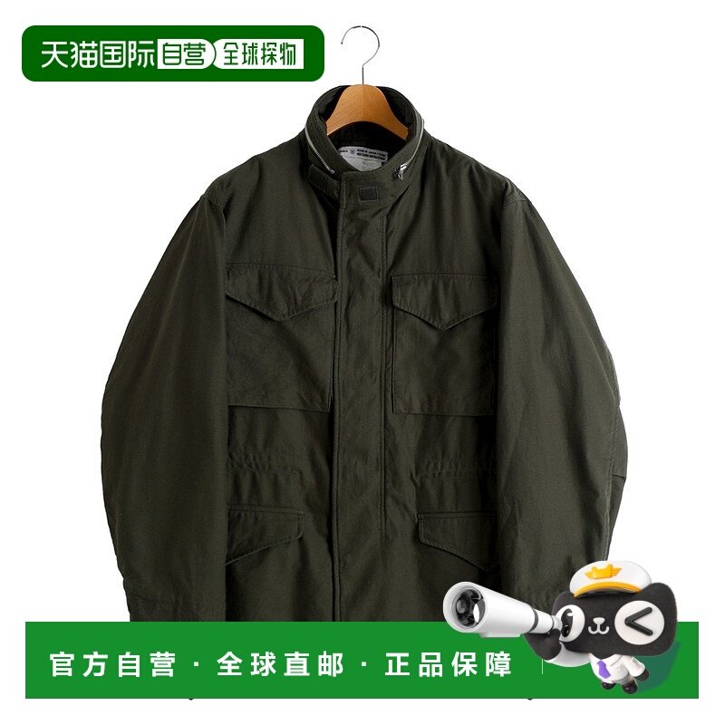 1h可退 日本直邮YAECA男装宽松M65军风夹克 半拉链双口袋设计 230