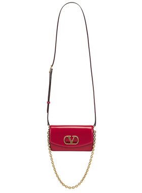 潮奢 valentino 华伦天奴 女士 Vain 小号手包 6W0B0R71GCB