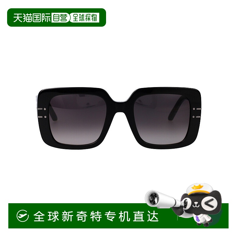 1h可退 香港直邮DIOR 女士太阳镜 DIORSIGNATURES11I14A1 CO 黑色