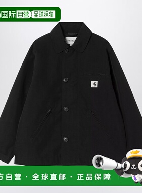 1h可退 香港直邮潮奢 CARHARTT WIP 女士 Barnett 黑色夹克 I0351