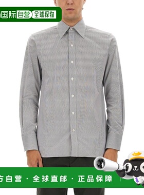 1h可退 香港直邮Tom Ford 汤姆 福特 男士 条纹衬衫 HSBC01CGP98W