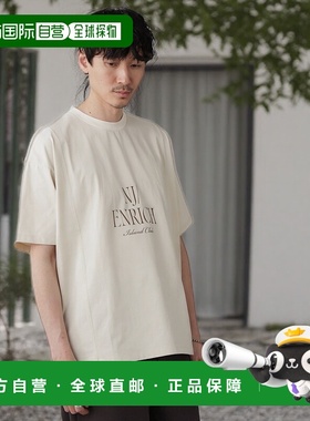1h可退 日本直邮NJ/CLUB 男士ENRICH印花拼接T恤 6685124223