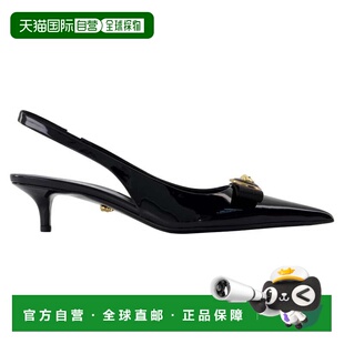 自营T.45 Pumps - Versace - Leather - Black - black 美国奥莱