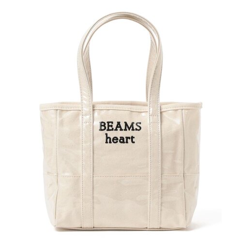 日本直邮BEAMS HEART 女士 帆布+PVC拼接托特包 43610210331