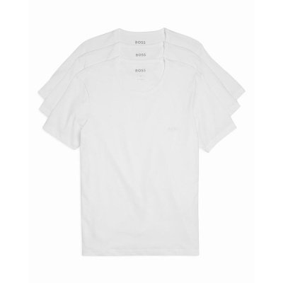 美国直邮Hugo Boss男士T恤短袖圆领徽标上装时尚百搭休闲潮流男装