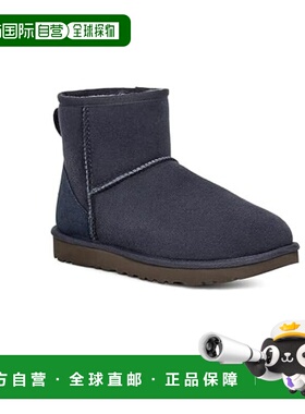 自营Ugg Classic Mini II 1016222-EVB Boot WoBlue Round Toe Bo