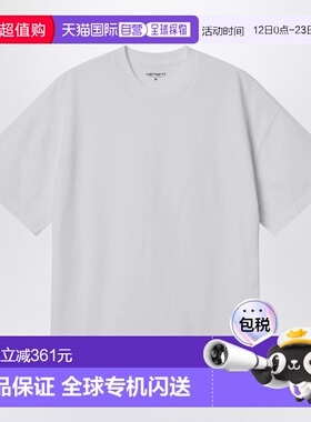 1h可退 香港直邮CARHARTT WIP 男士 S/S SCRIPT 白色链环T恤 I031