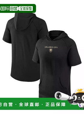 1h可退 【美国直邮】Fanatics 男士黑色奥兰多城 SC 比赛拉格兰短