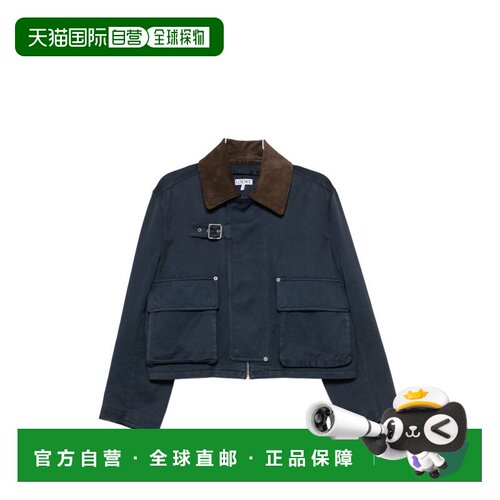 1h可退 香港直邮LOEWE 女士外套 S359Y02XHZ9602 AW2026 黑色 长