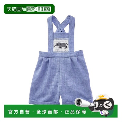 自营 Rachel Riley Elephant Smocked Dungaree - multi 美国奥莱