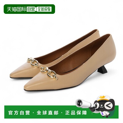 日本直邮ANGEL ALARCON D1001D Angel Alarcon 尖头链条高跟鞋（