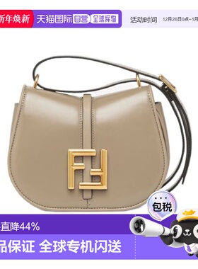 香港直邮FENDI 小号磁性扣斜挎包 Women crov手提包单肩包