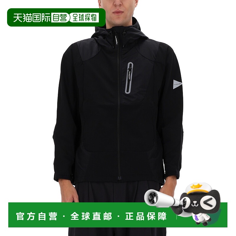 1h可退 香港直邮潮奢 And Wander 男士 带Logo夹克 5745221005