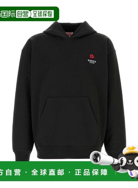 香港直邮KENZO 男士卫衣 FF65HO4524MC99J AW2025 黑色 Black cot