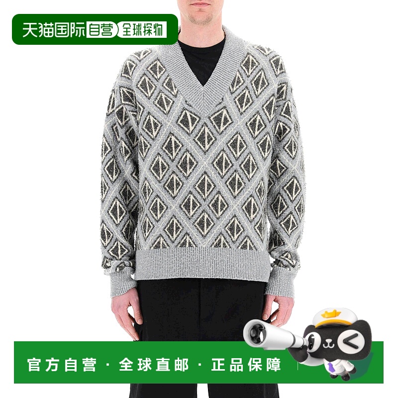 1h可退 香港直邮DIOR 男士针织毛衣 283M641AT067888迪奥羊绒羊毛