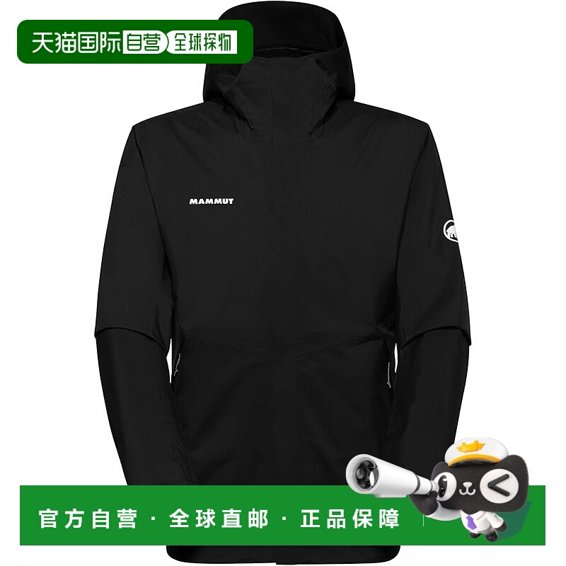 【日本直邮】猛犸象 Alto HS 连帽夹克 男款防水夹克 黑色外套