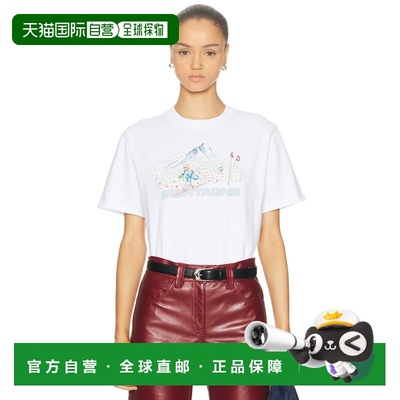 1h可退 香港直邮Casablanca 女士 短袖T恤 WAW25JTS04601EXSKI