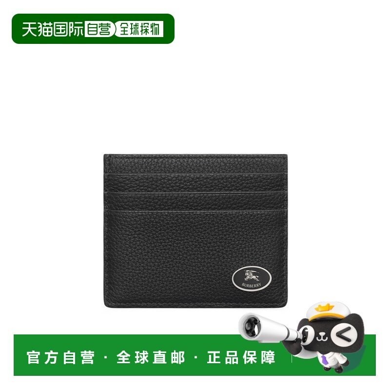 香港直邮BURBERRY 男士卡包 81131001 AW2025 黑色 Cotswolds 卡