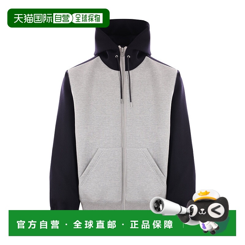 香港直邮Sacai 全拉链连帽衫 2403418M长袖
