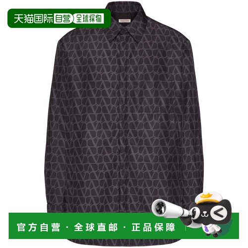 香港直邮VALENTINO 男士衬衫 3V3CIA969G3MXM SS202支付后1h可退