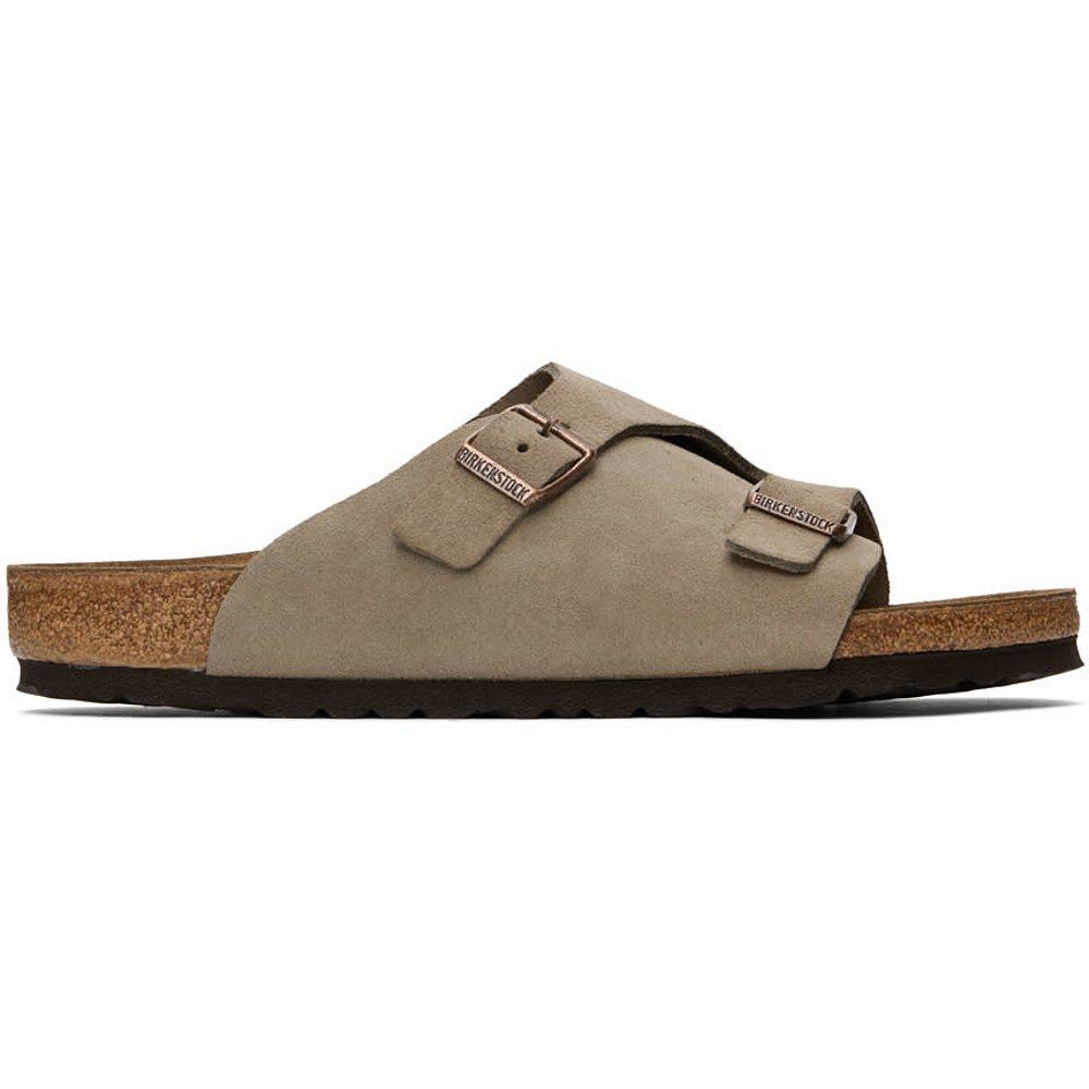 潮奢 Birkenstock 勃肯 男士 灰褐色 Regular Zürich 凉鞋 50461,运动鞋new,运动休闲鞋,淘宝优惠券,粉丝福利购,淘宝优惠卷