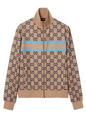 Gucci/古驰 GG 通体印花拉炼外套外套787879XJGJ22154男