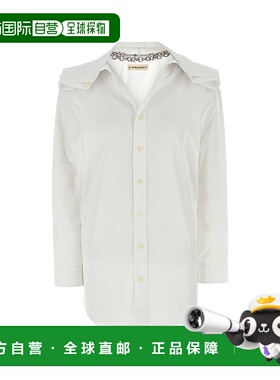 1h可退 香港直邮潮奢 Y PROJECT 女士 白色府绸衬衫 101SI001F453