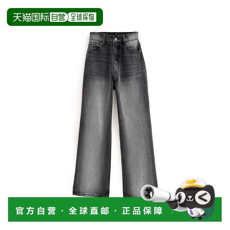 日本直邮日潮 GRL紫罗兰直筒牛仔裤cu460直筒裤